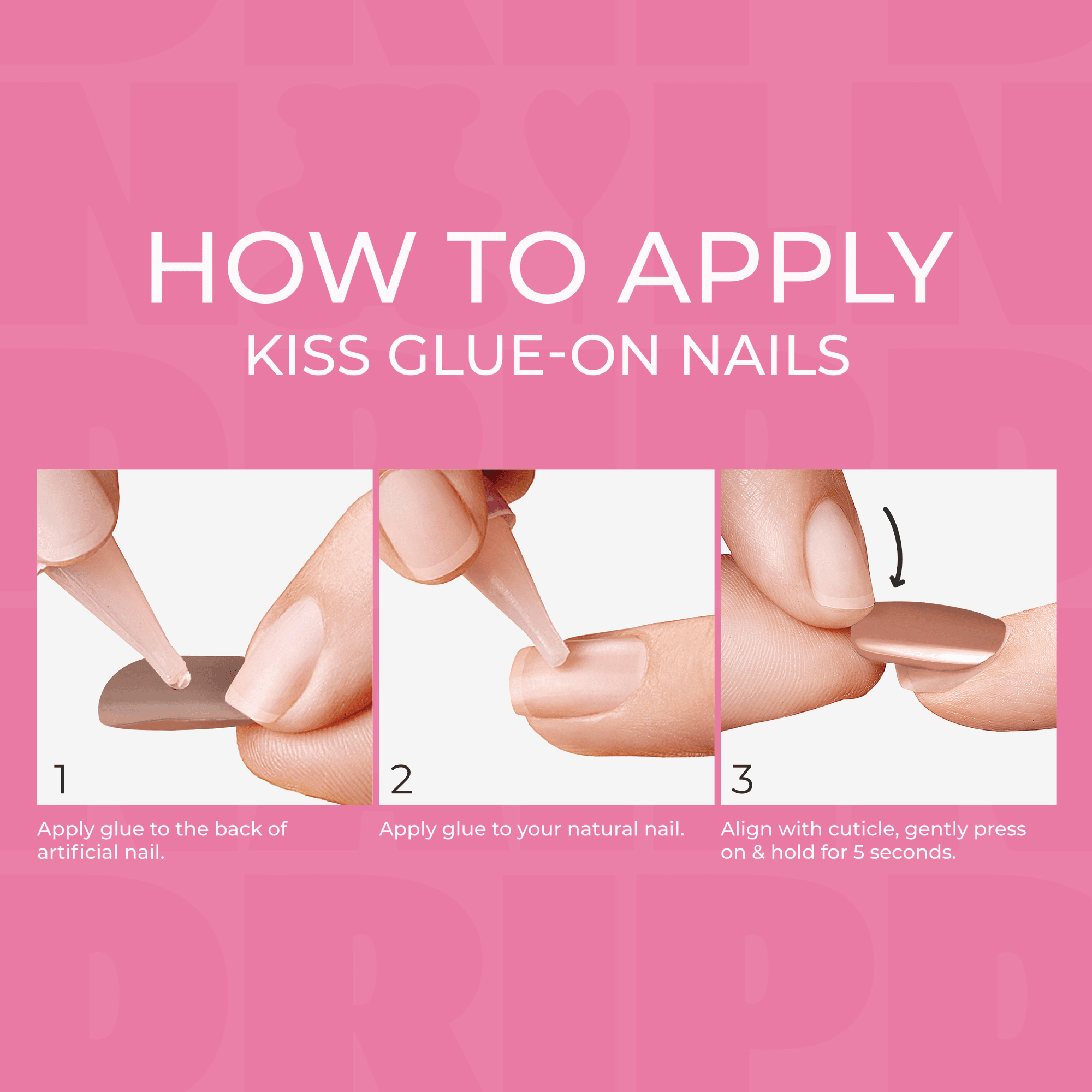 KISS Nail Drip Sweet Shop Press On Glue Nails - Drip Today