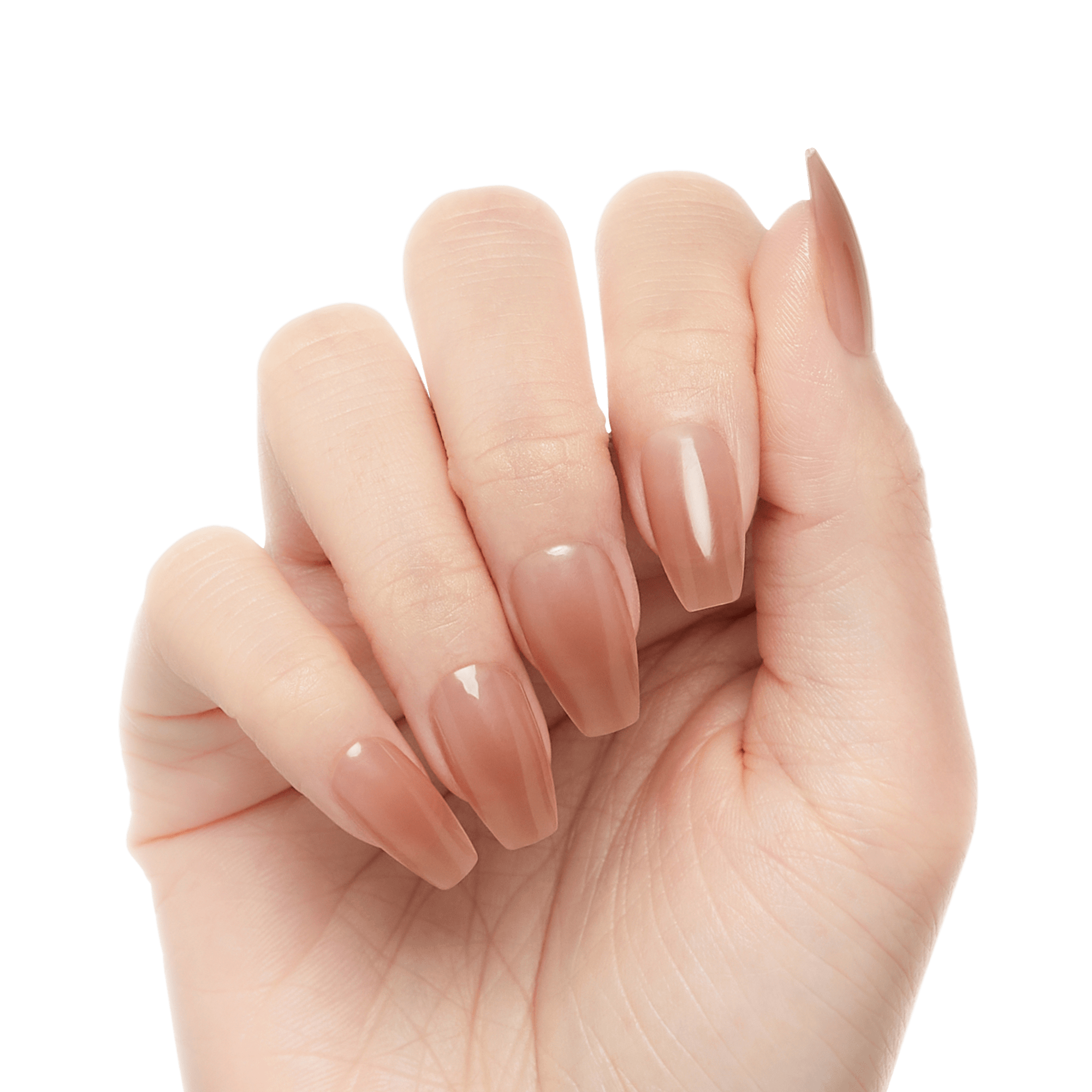 KISS Bare but Better Press On Glue Nails - Nude Lipstick