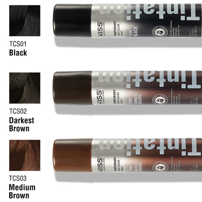 Darkest Brown Temporary Hair Color Spray - Image 5