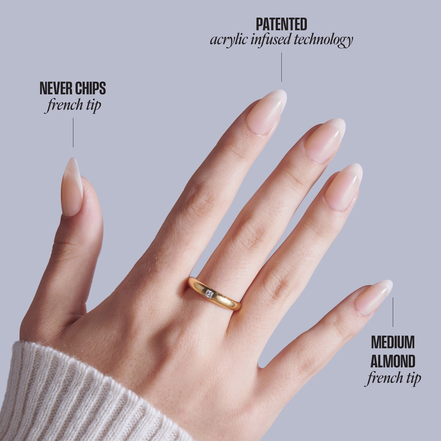 KISS CORE French Press On Glue Nails – Burble