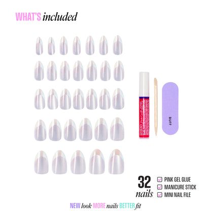 KISS GLAM Embellished Press On Glue Nails - Fairy Tale