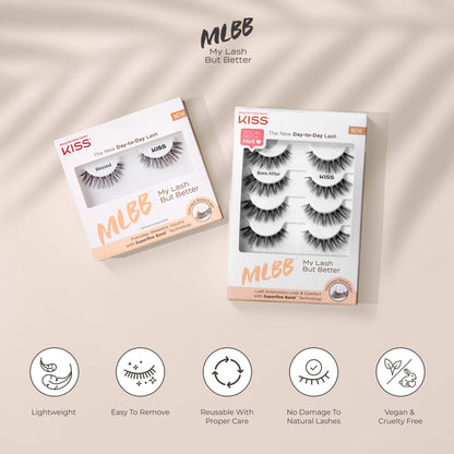 KISS My Lash But Better 4-Pair Multipack - Well Blended