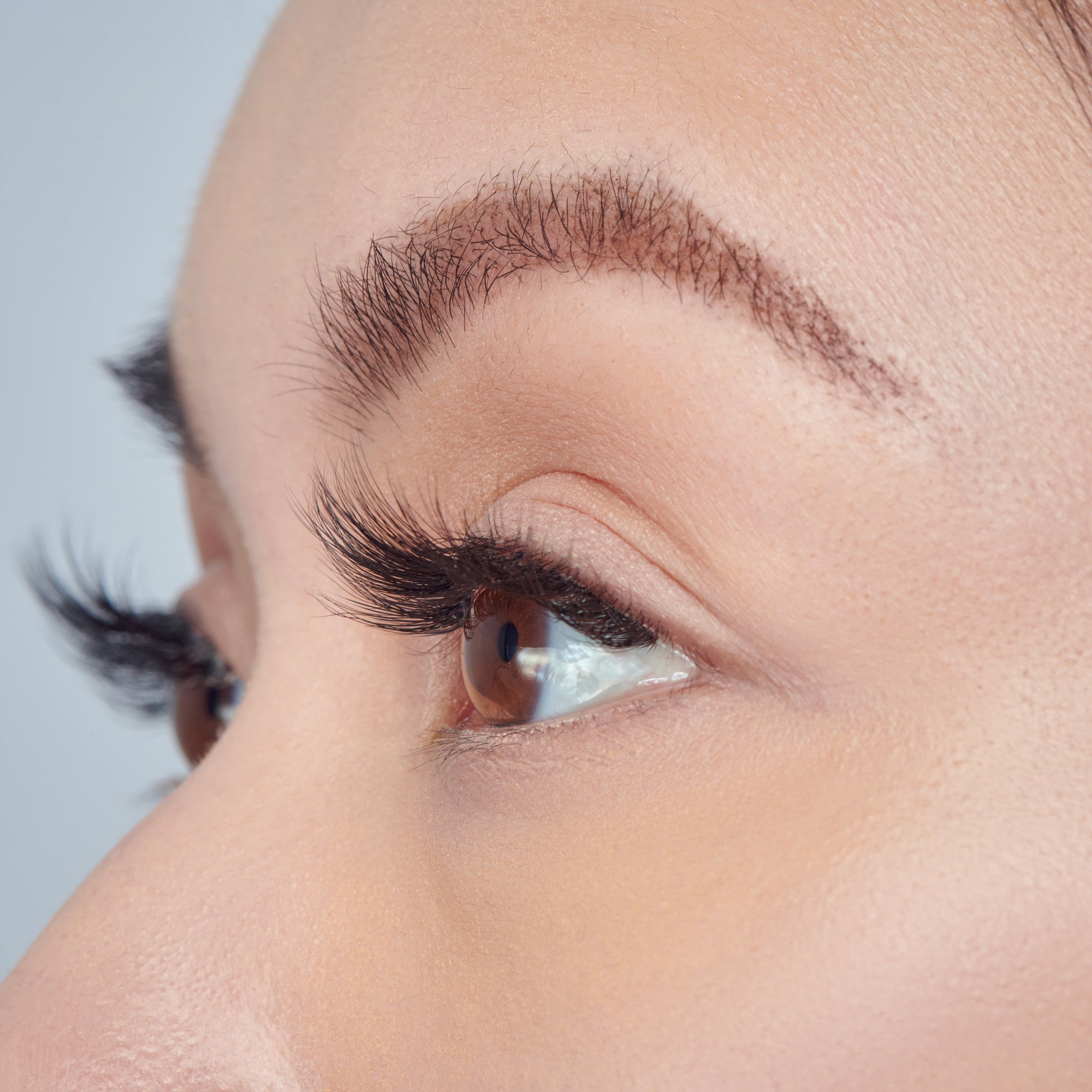 Close-up side view of a person&