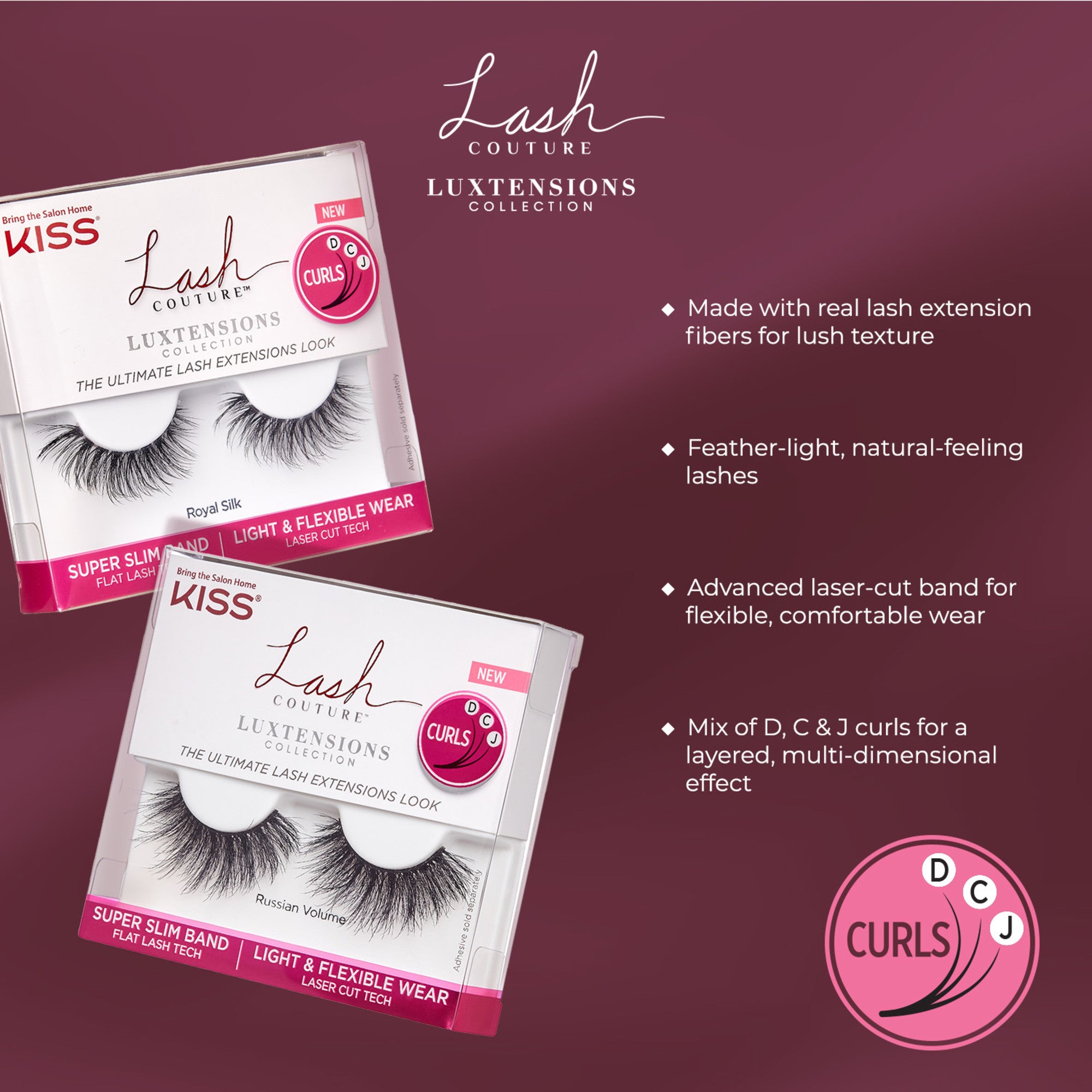 KISS Lash Couture LuXtension - Strip 06 Hollywood