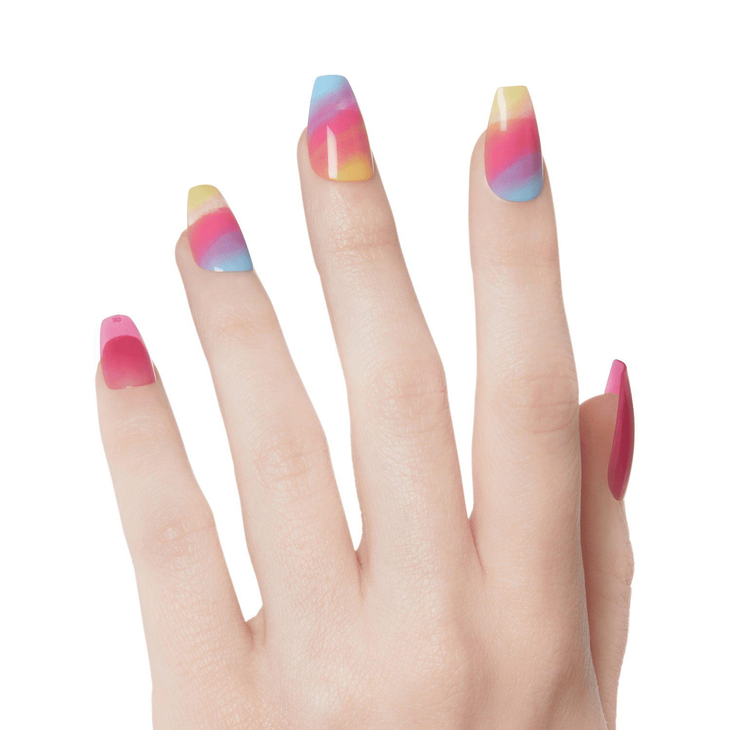 KISS Salon Design Press On Glue Nails - The Motto