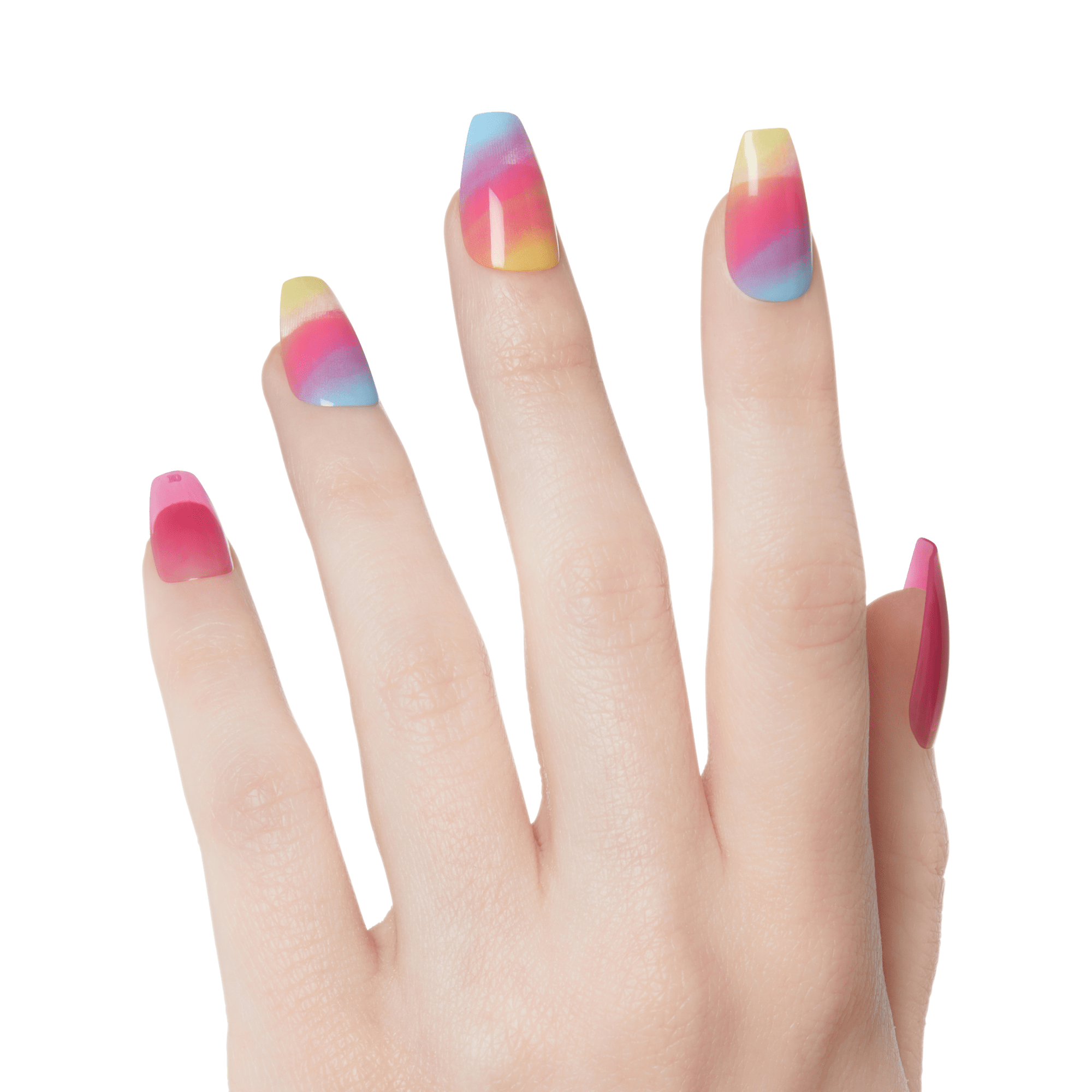 KISS Salon Design Press On Glue Nails - The Motto