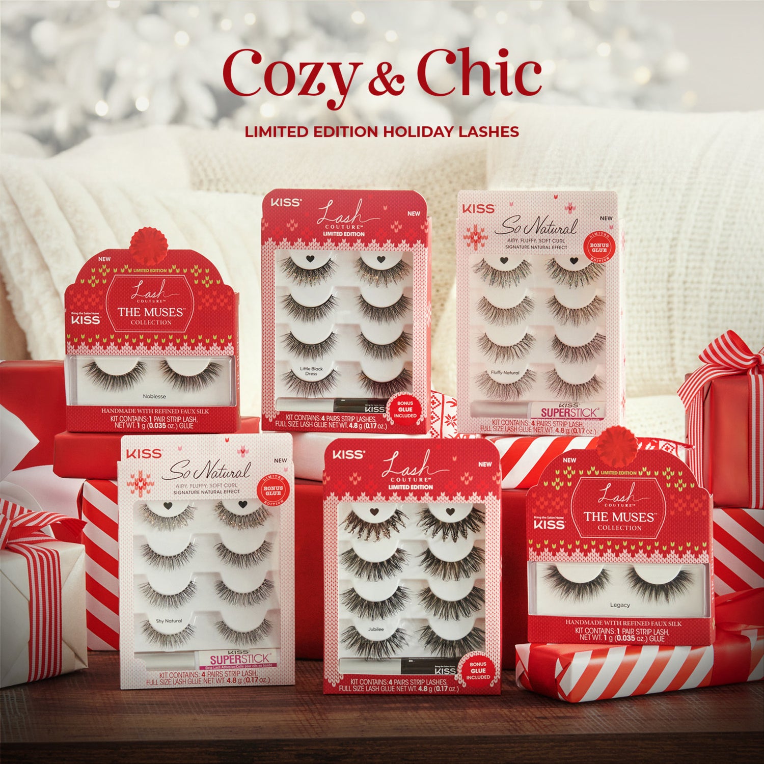 Kiss Lash Couture Holiday False Lashes - Little Black Dress Kiss Lash Couture Holiday False Lashes - Little Black Dress