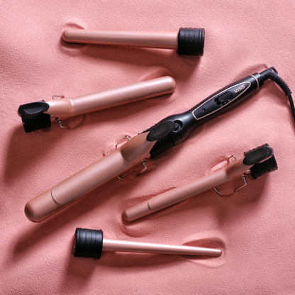 5-in-1 Curling Iron Ceramic Interchangeable3 Clips, 2 Wands - Image 4