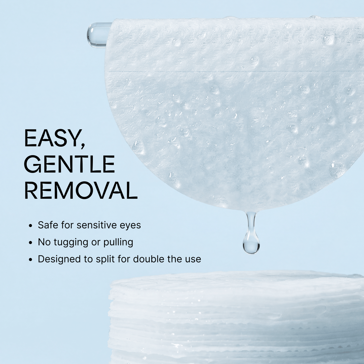 Kiss Lash Glue Remover Pads | Pre-Soaked Oil Pads, 30 Pieces