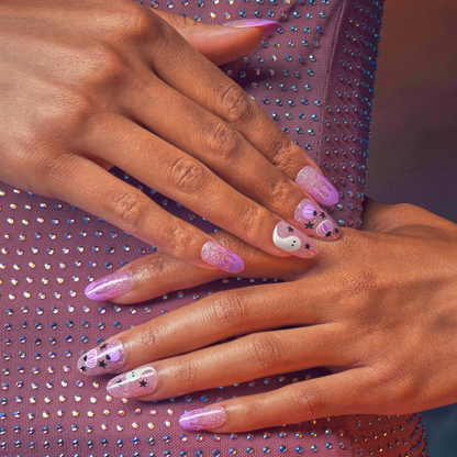 KISS Voguish Fantasy Halloween Press On Glue Nails - Mystery