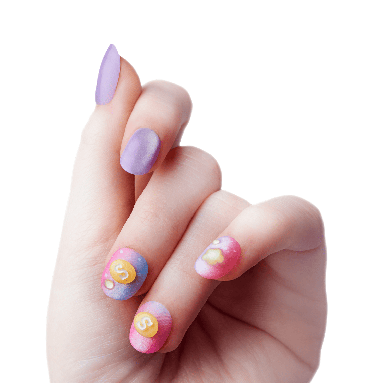 KISS Nail Drip Sweet Shop Press On Glue Nails - Drip Shine