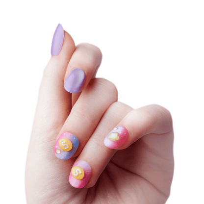 KISS Nail Drip Sweet Shop Press On Glue Nails - Drip Shine