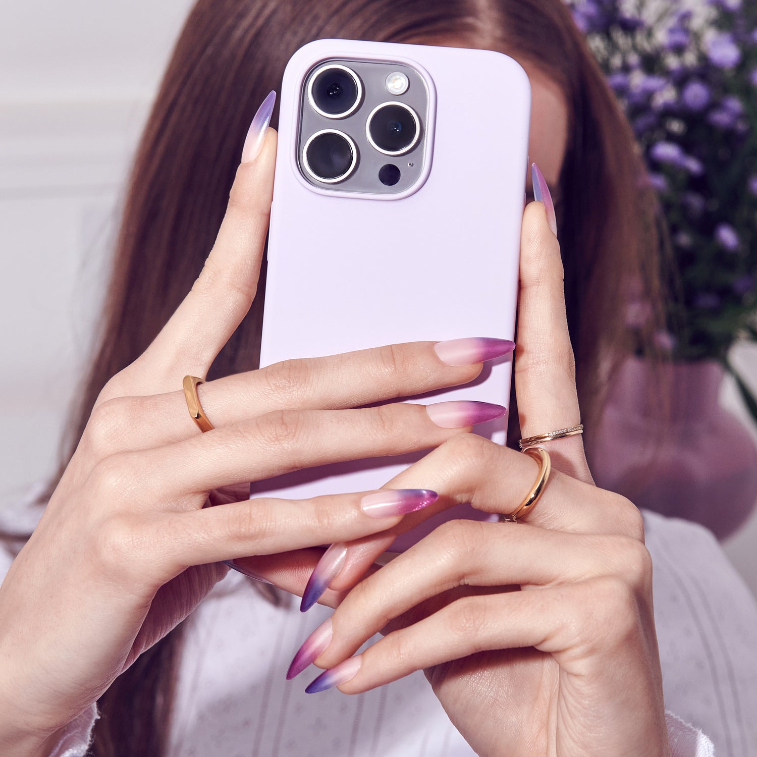 KISS CORE Magnetic Press On Glue Nails - Twinkling Stars