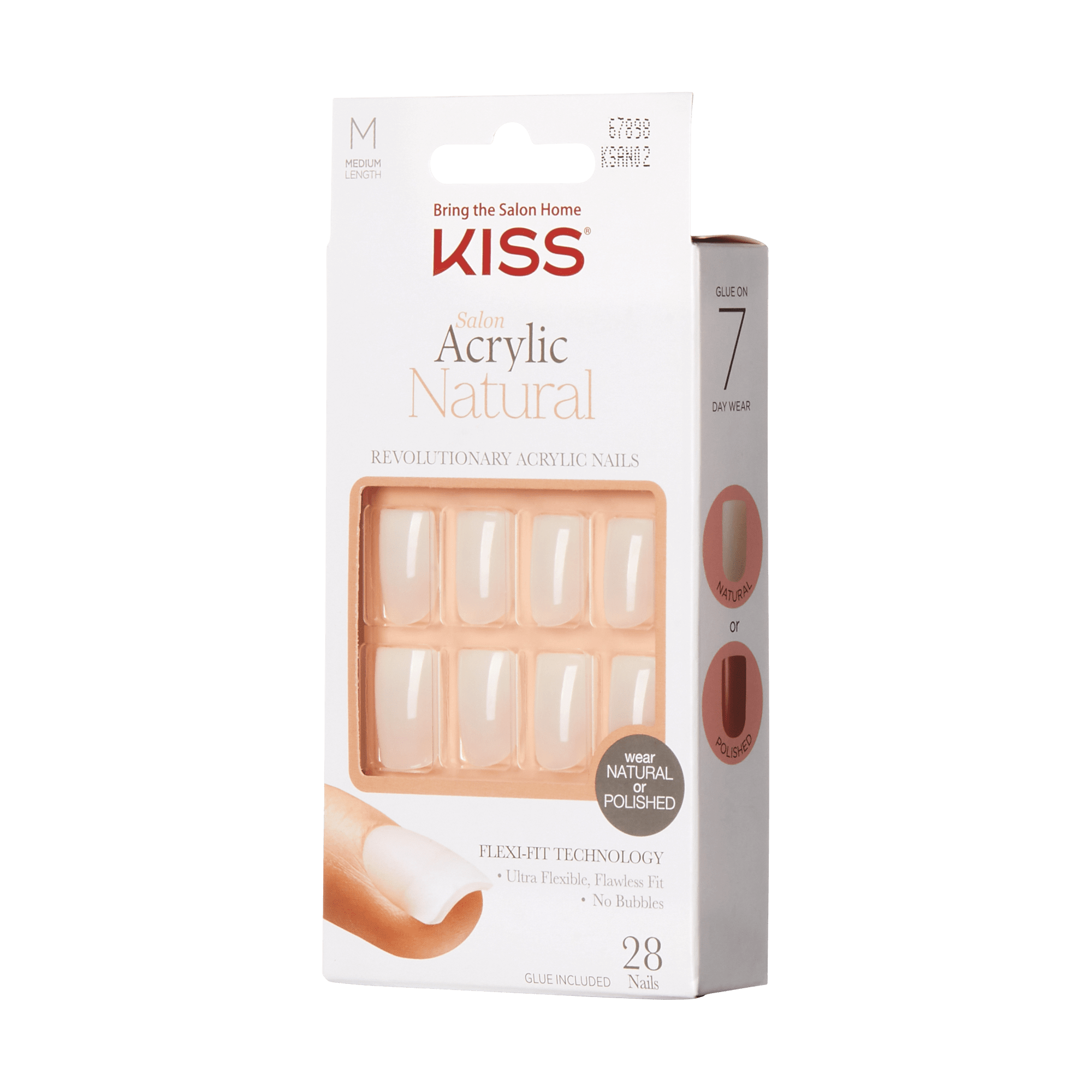 KISS Salon Acrylic Natural Press On Glue Nails - Euphoria