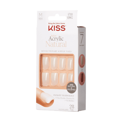 KISS Salon Acrylic Natural Press On Glue Nails - Euphoria