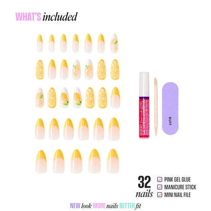 KISS GLAM 3D &amp; Jewel Press On Glue Nails  - Cherish the Moment