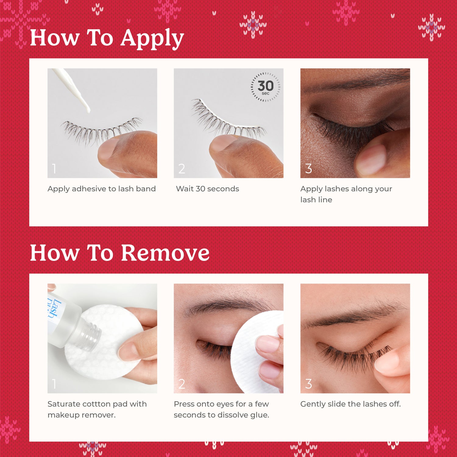 Kiss Lash Couture Holiday False Lashes - Little Black Dress Kiss Lash Couture Holiday False Lashes - Little Black Dress