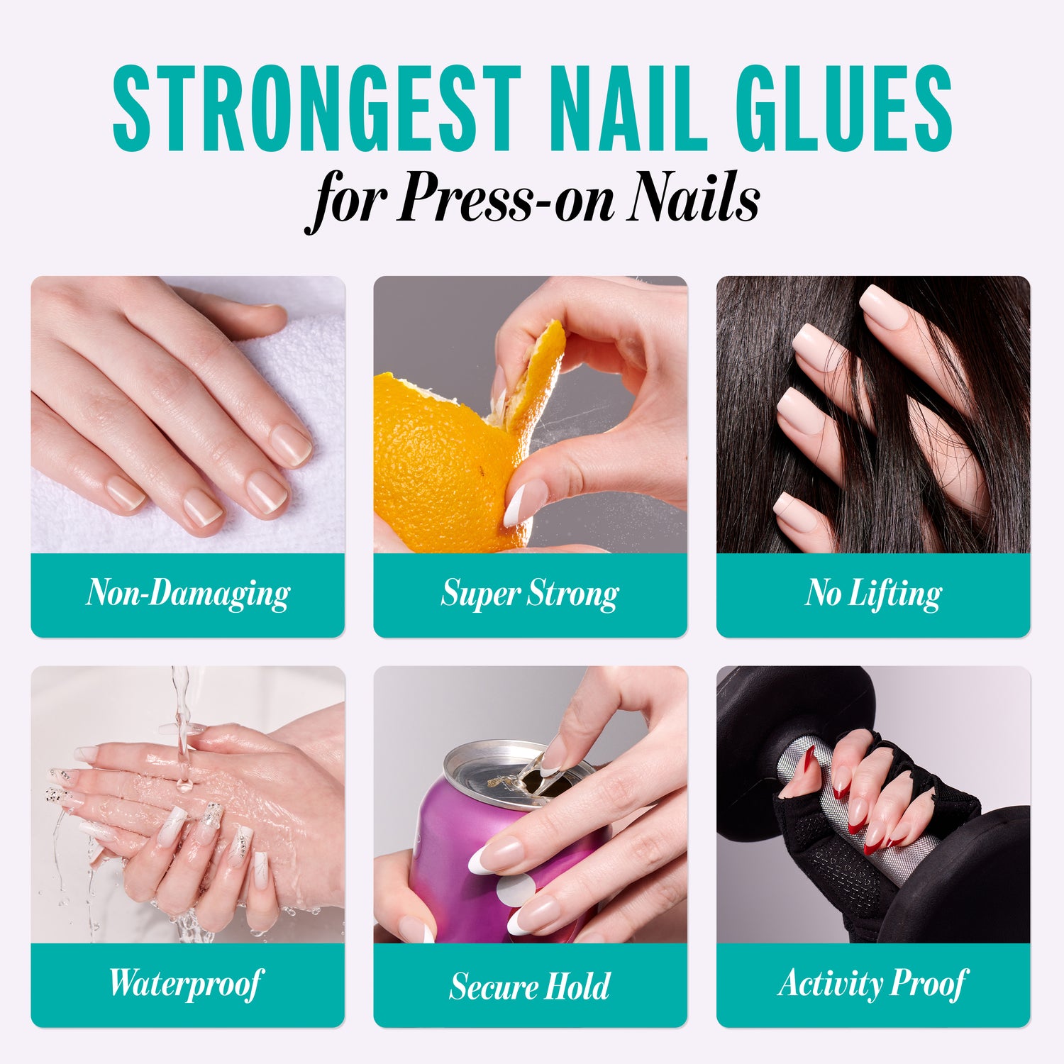 Kiss PowerFlex Maximum Speed Fake Nail Glue - 0.10 oz. | Nail Adhesive, Press-On Glue, Fast Drying, Strong Hold
