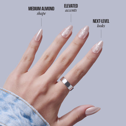 KISS GLAM 3D &amp; Jewel Press On Glue Nails  - Ripple