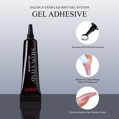 KISS Salon X-tend Design Press On Gel Nails - Again