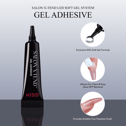 KISS Salon X-tend Color Press On Gel Nails - Moonlight