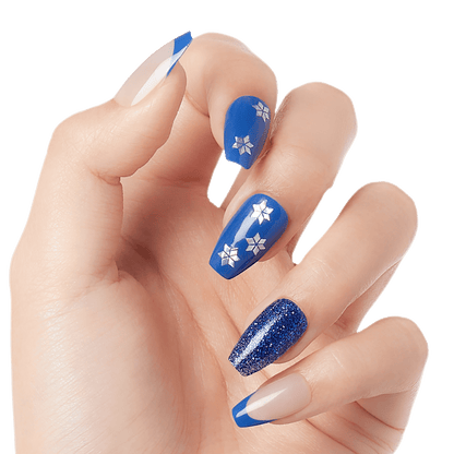 KISS Voguish Fantasy Press On Glue Nails - Daylight