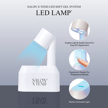 KISS Salon X-tend LED Soft Gel Starter Kit System - Clear