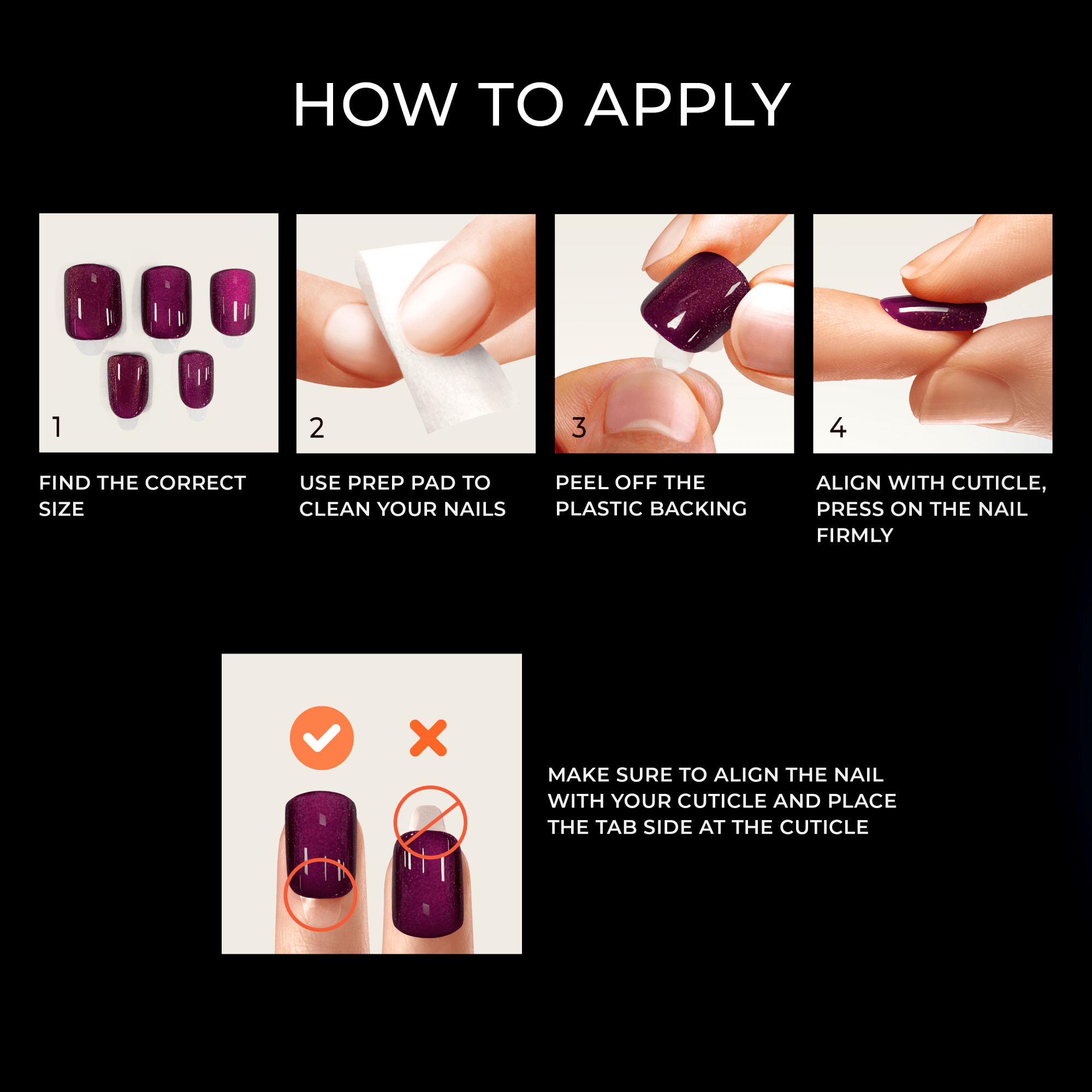 colorFX by imPRESS Press On Nails - Late Night
