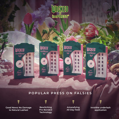 Wickedly Beautiful | 12 Clusters WICKED X imPRESS 8mm-10mm No Glue Needed - Image 10