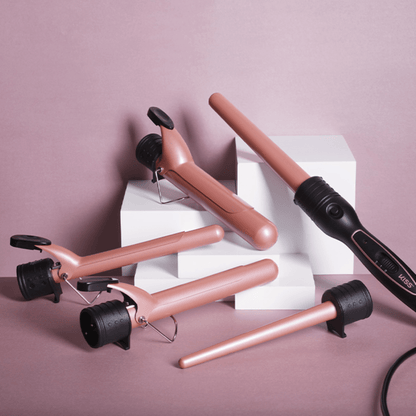5-in-1 Curling Iron Ceramic Interchangeable3 Clips, 2 Wands - Image 5