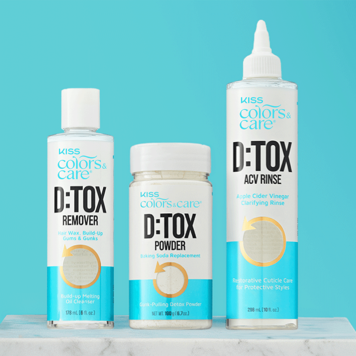 Kiss Colors & Care D:TOX Hair Detox Remover, Build-Up Melting Oil