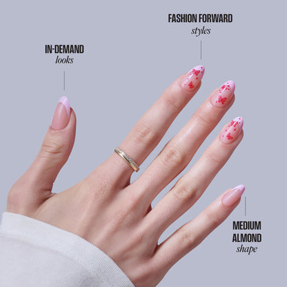 KISS CORE Design Press On Glue Nails - Signature