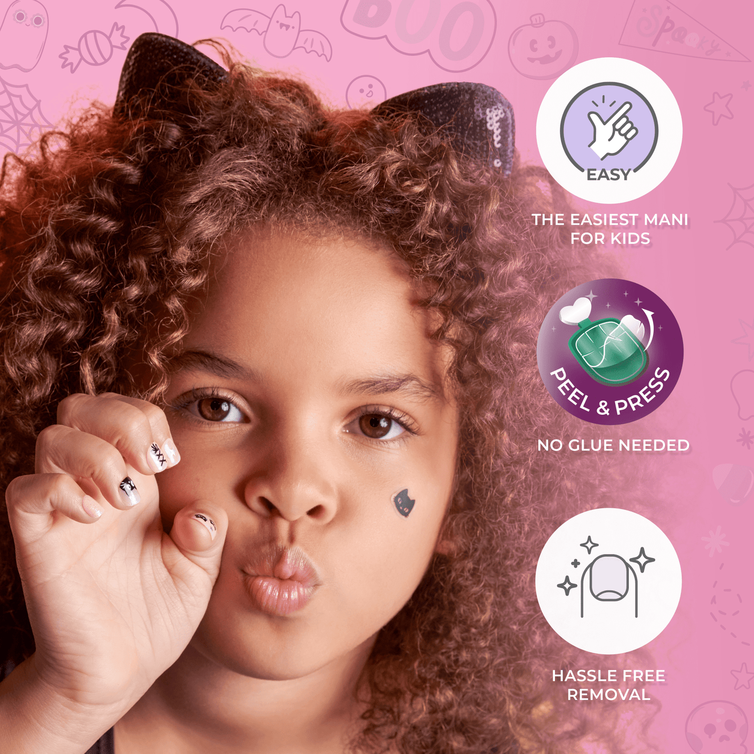 imPRESS Halloween Kids Press On Nails - Oh My Gourd