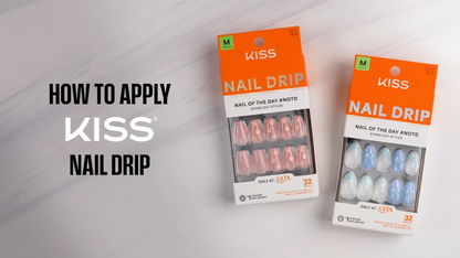 KISS NAIL DRIP Press On Glue Nails - Eternal Drift