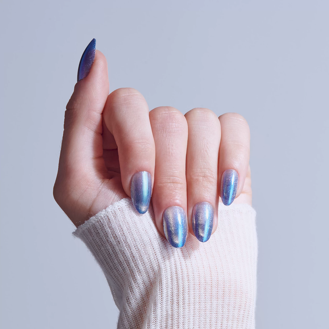 KISS GLAM Embellished Press On Glue Nails - Glow Forever