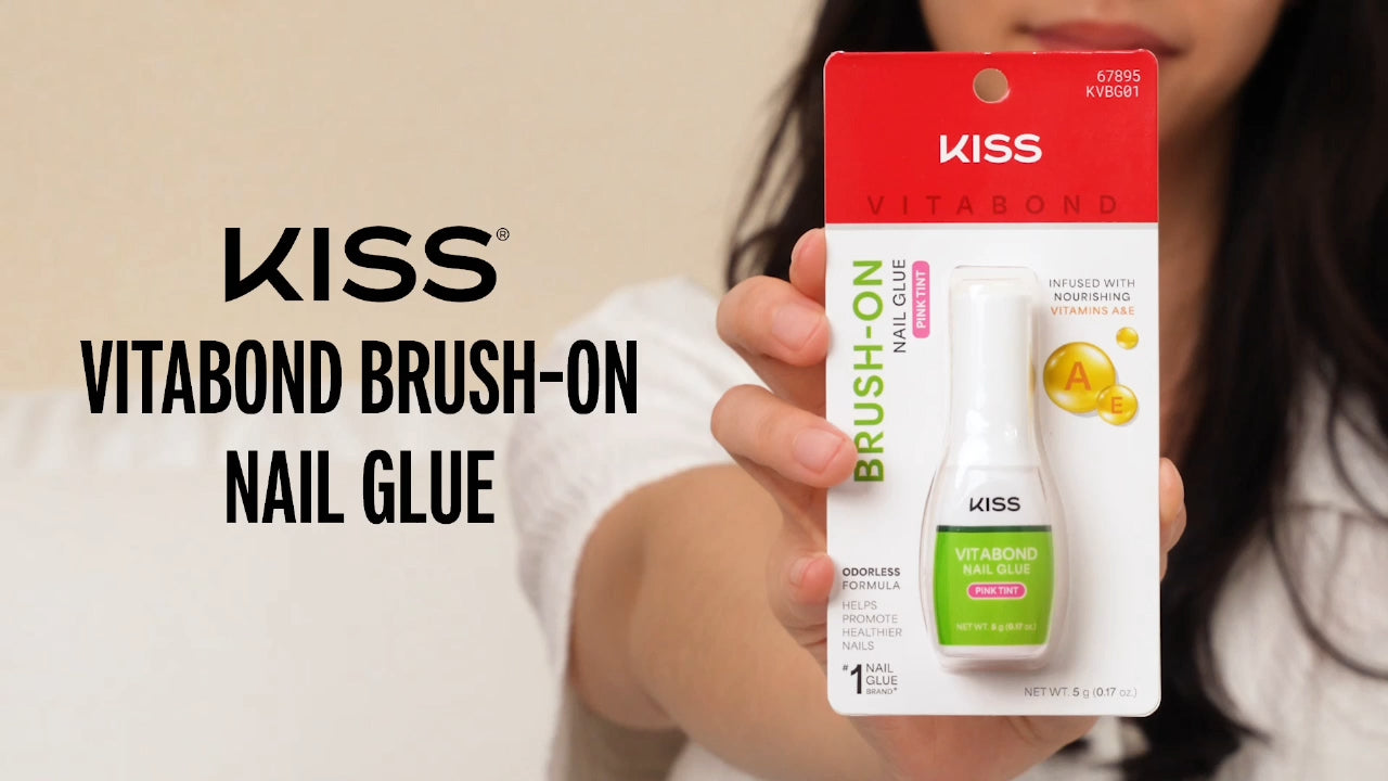 Kiss VitaBond Brush-On Nail Glue 2-Pack