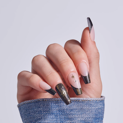 KISS LUXE Press On Glue Nails - Luna Ivy