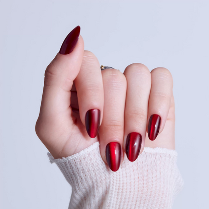 KISS CORE Magnetic Press On Glue Nails - Apple Blossom