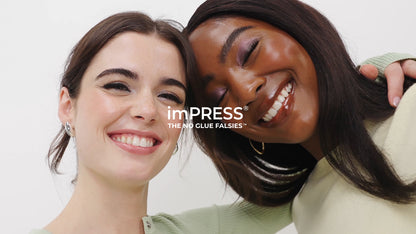 imPRESS Falsies Self Adhesive Eyelashes, 20 Lash Clusters - Spiky