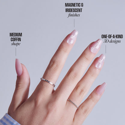 KISS NAIL DRIP Press On Glue Nails - Harmonious