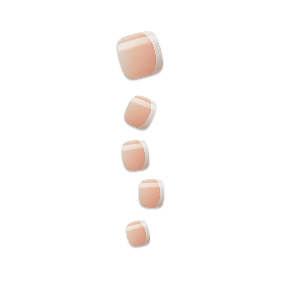 imPRESS Design Press On Pedicure - Blanc Chic