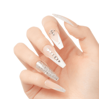 KISS Classy Premium Press On Glue Nails - Sophisticated