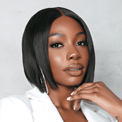 HD Invisible Stocking Wig Cap Black 5 pcs - Image 3