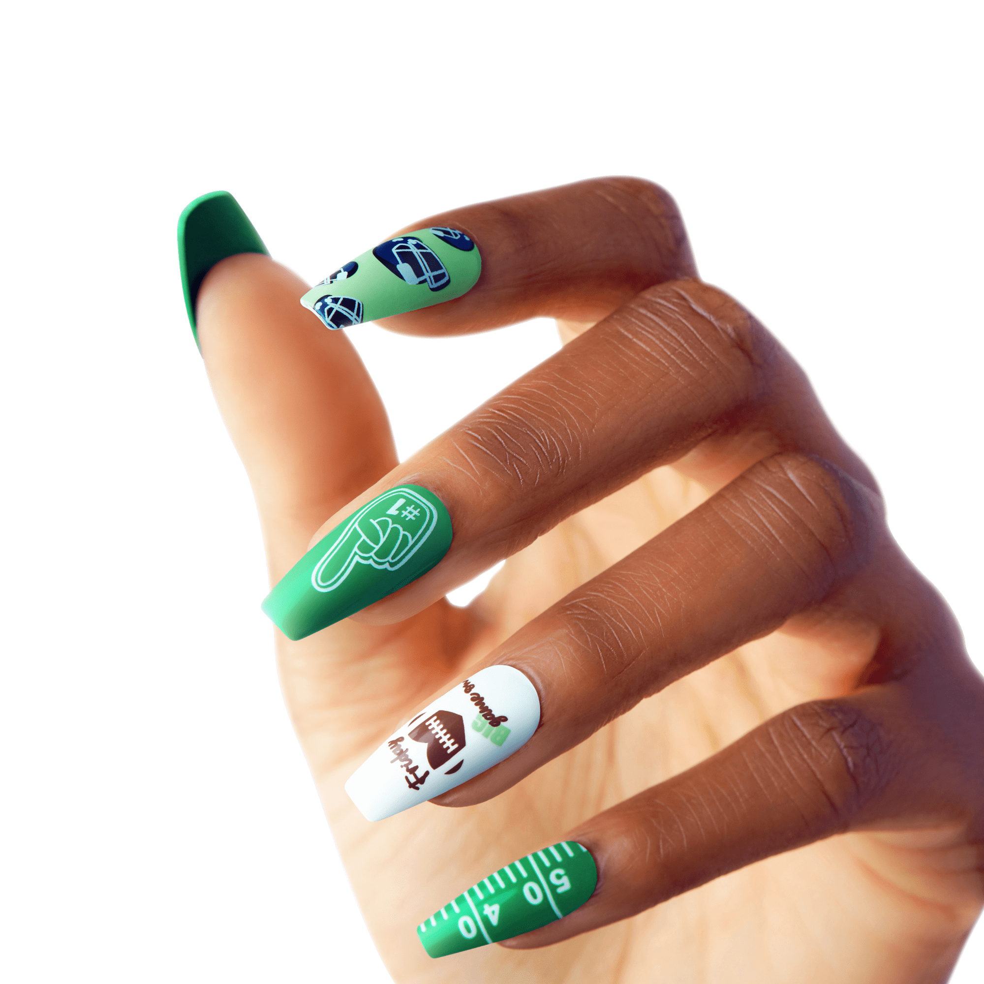 KISS Voguish Fantasy Press On Glue Nails - In My Zone
