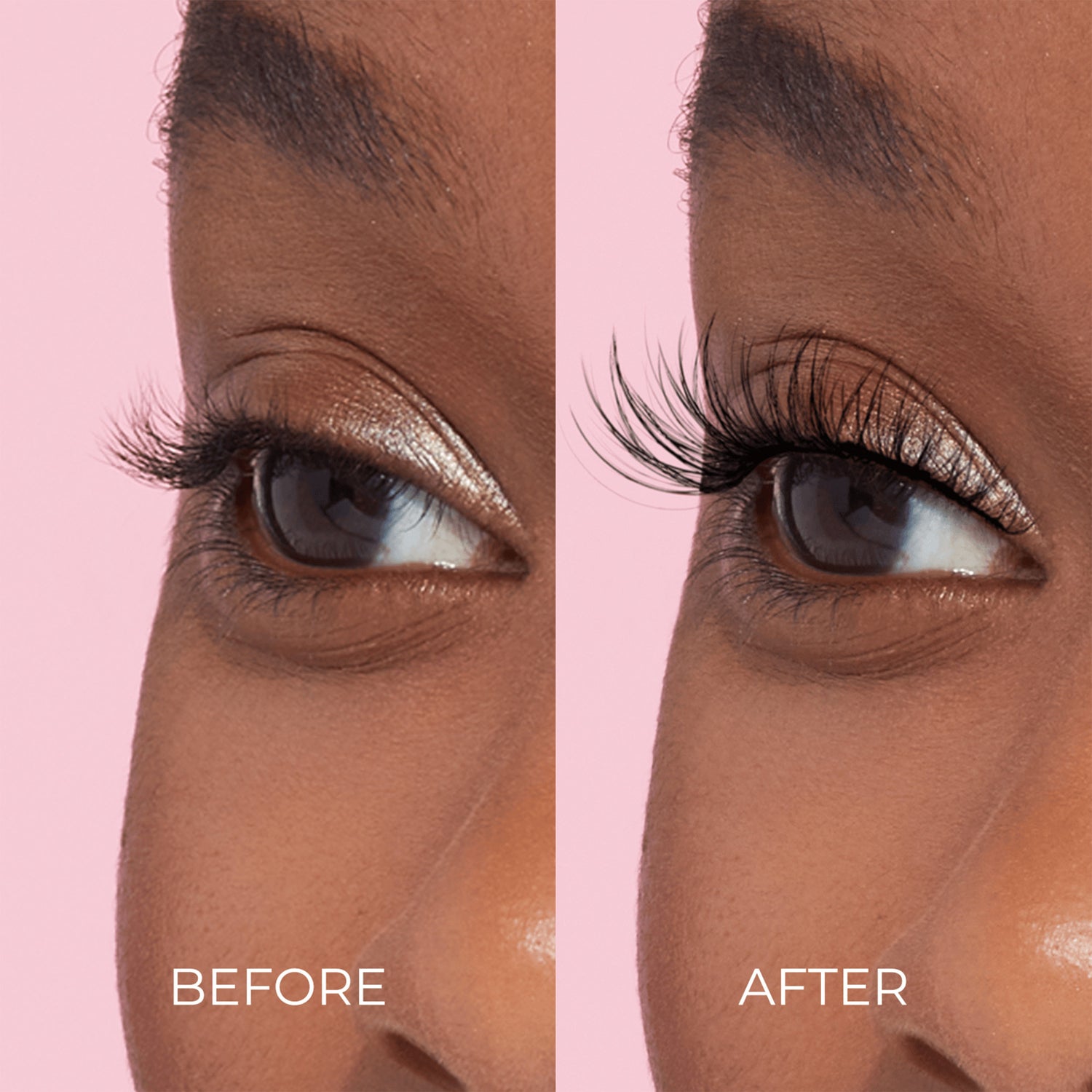 Impress Falsies Pre-Glued False Eyelashes Starter Kit - Natural &amp; Wispy | 50 Lash Clusters, With Applicator, 10mm-14mm