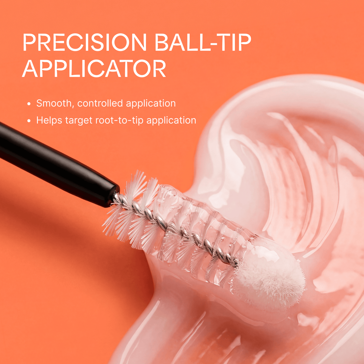 Kiss Brow Hydration Serum | Ball-Tip Eyebrow Brush Applicator