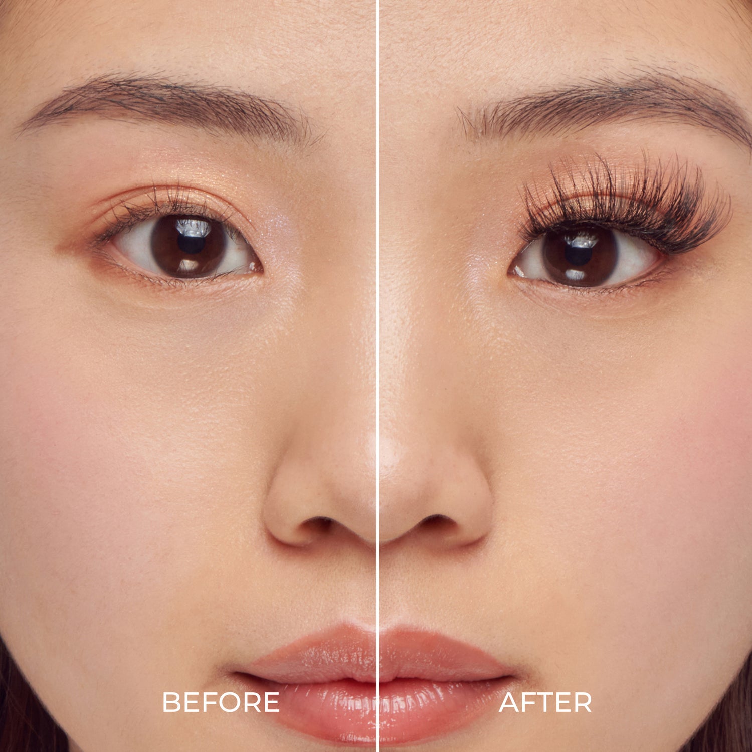 Before and after comparison of a woman&