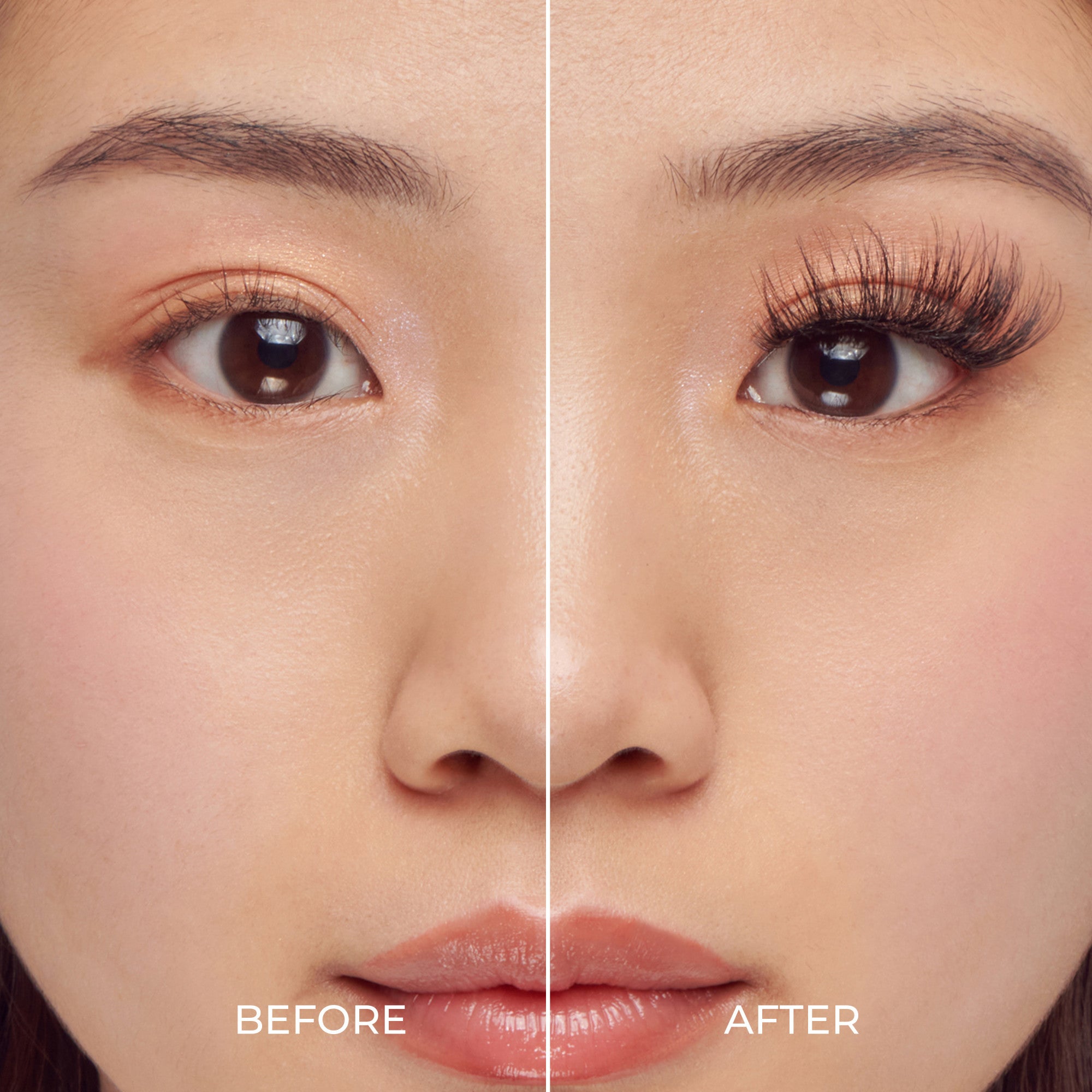 Before and after comparison of a woman&