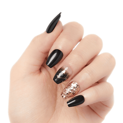 KISS Voguish Fantasy Press On Glue Nails - Hush Rush