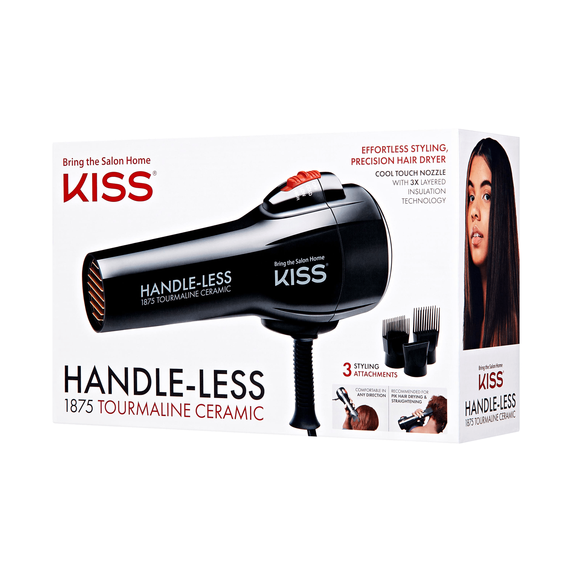 Handle-Less 1875 Ceramic Tourmaline Hair Dryer